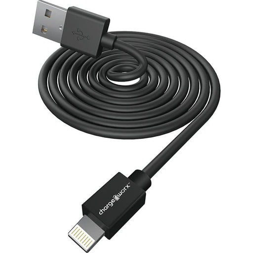 Chargeworx Cable Lightning 6Ft Negro - Farmacias Arrocha