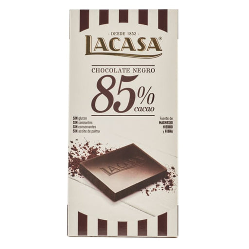 Choco Negro Lacasa 85% Cacao 100Gr - Farmacias Arrocha
