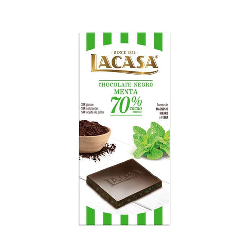 Choco Negro Lcas Menta 70%Ca 100Gr - Farmacias Arrocha