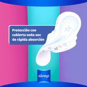 Toallas Higiénicas Always Ultrafina Flujo Moderado Seda - sec 8 Unidades - Farmacias Arrocha