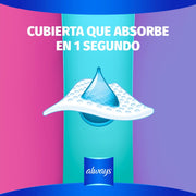 Toallas Higiénicas Always Ultrafina Flujo Moderado Seda - sec 8 Unidades - Farmacias Arrocha
