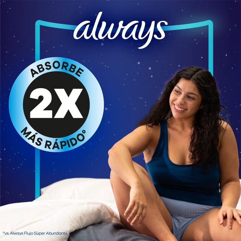 Toallas Femeninas, Always Ultrafina Nocturna Malla 8 Unidades - Farmacias Arrocha