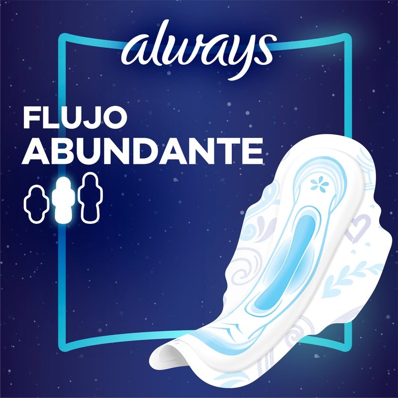 Toallas Femeninas, Always Ultrafina Nocturna Malla 8 Unidades - Farmacias Arrocha