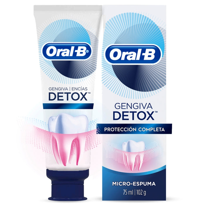 Pasta de dientes Oral-B Encías detox Protección Completa Microespuma con Flúor 75 ml