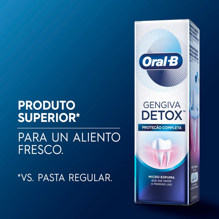 Pasta de dientes Oral-B Encías detox Protección Completa Microespuma con Flúor 75 ml