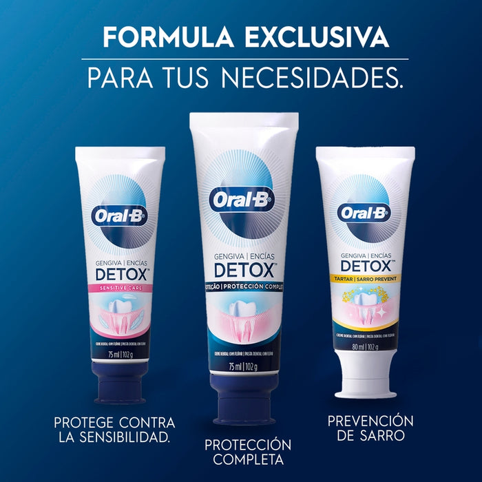 Pasta de dientes Oral-B Encías detox Protección Completa Microespuma con Flúor 75 ml