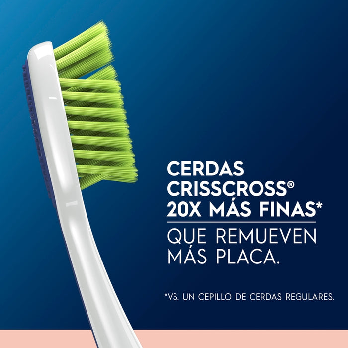 Cepillo de dientes Oral-B, Encías detox, cerdas extrasuaves Crisscross, 3 Unidades