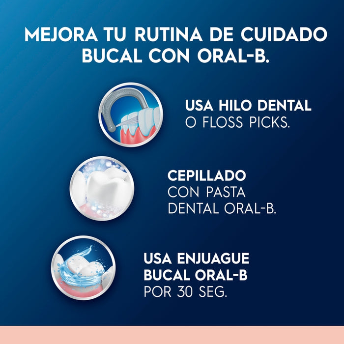 Cepillo de dientes Oral-B, Encías detox, cerdas extrasuaves Crisscross, 3 Unidades