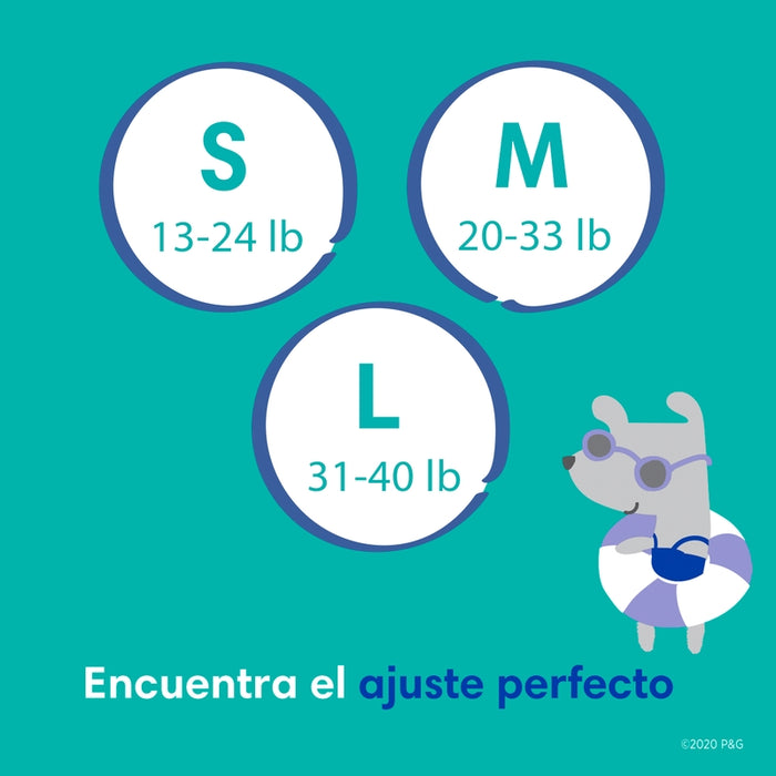 Pañales para nadar Pampers Splashers Talla 3, 12 unidades