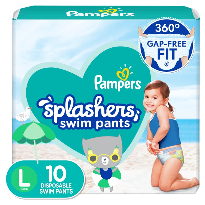 Pañales para nadar Pampers Splashers Talla 5, 10 unidades