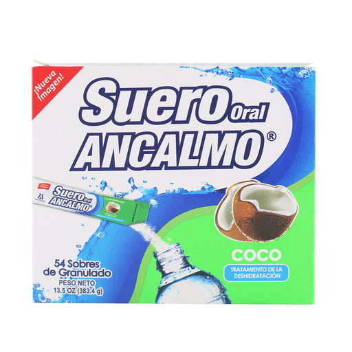 Suero Oral Ancalmo Sabor Coco 54 Sobres - Farmacias Arrocha