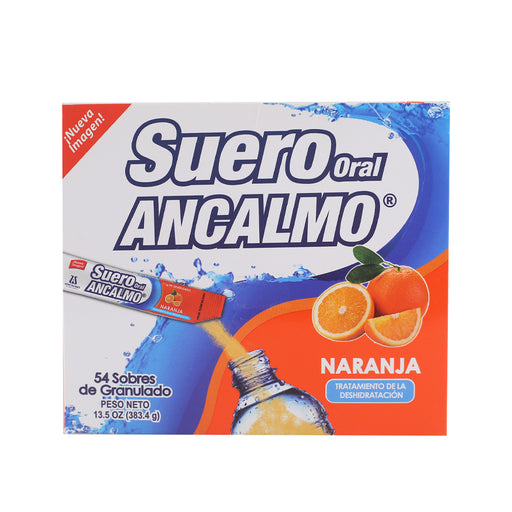 Suero Oral Ancalmo Sabor Naranja 54 Sobr - Farmacias Arrocha