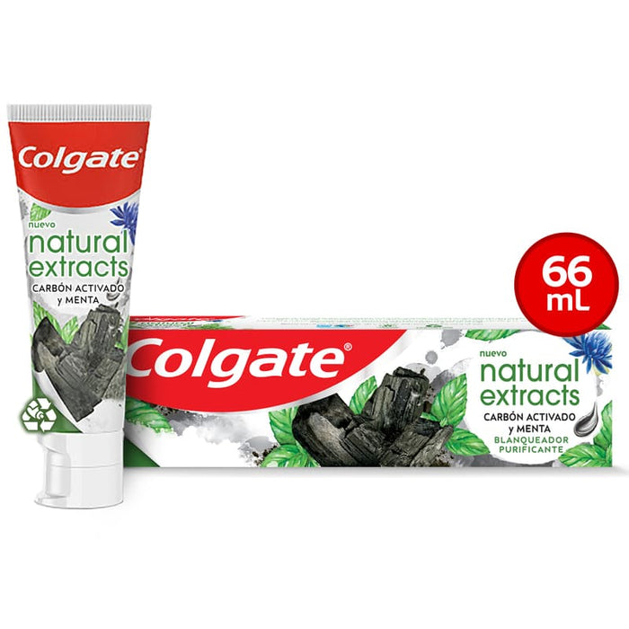 Pasta Dental Colgate Natural Extracts Purificante Carbon Activado 65 ml