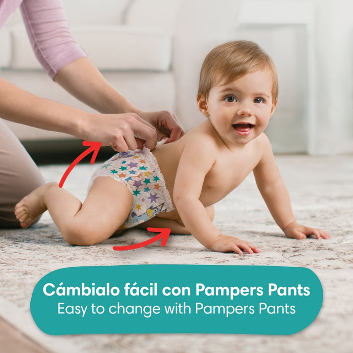 Pañales Pampers Easy Ups 4T-5T, 56 unidades