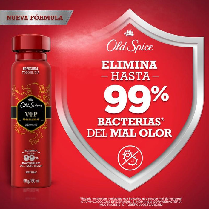 Desodorante Old Spice Vip 96 g/150 ml X 2 Unidades