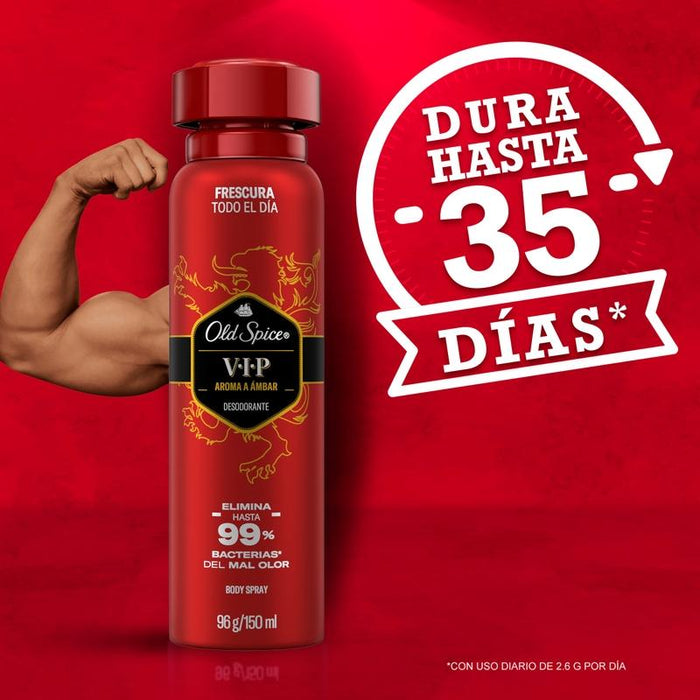 Desodorante Old Spice Vip 96 g/150 ml X 2 Unidades