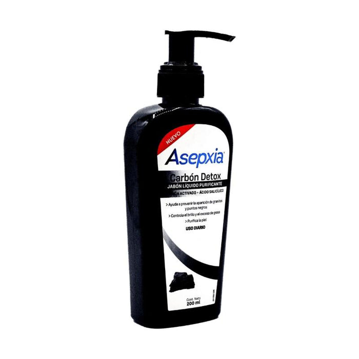 Asepxia Carbon Jabon Liquido 200Ml Global