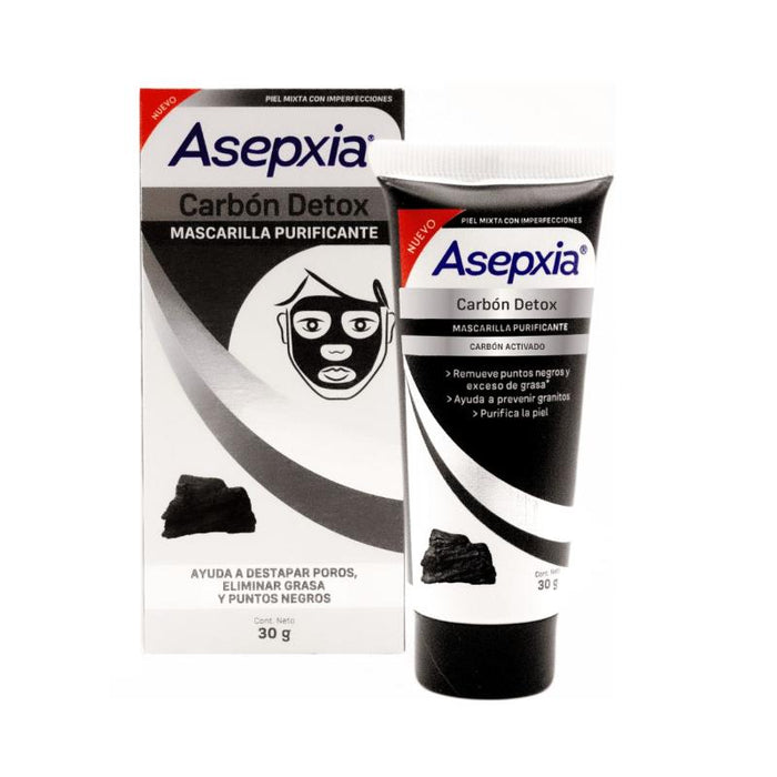 Asepxia Carbon Mascarilla Peel Off 30G Global