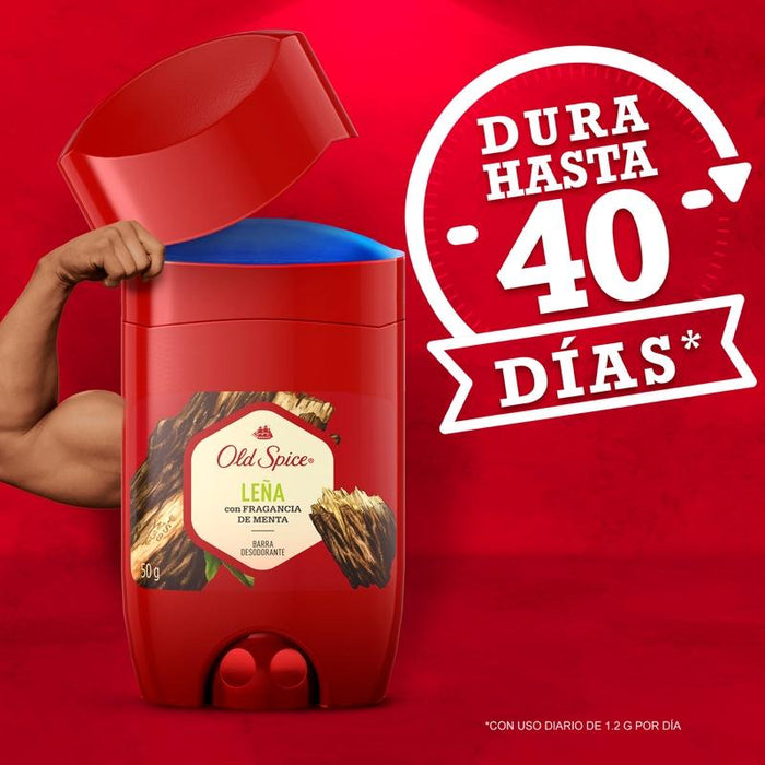 Barra Desodorante Old Spice Leña 50 g