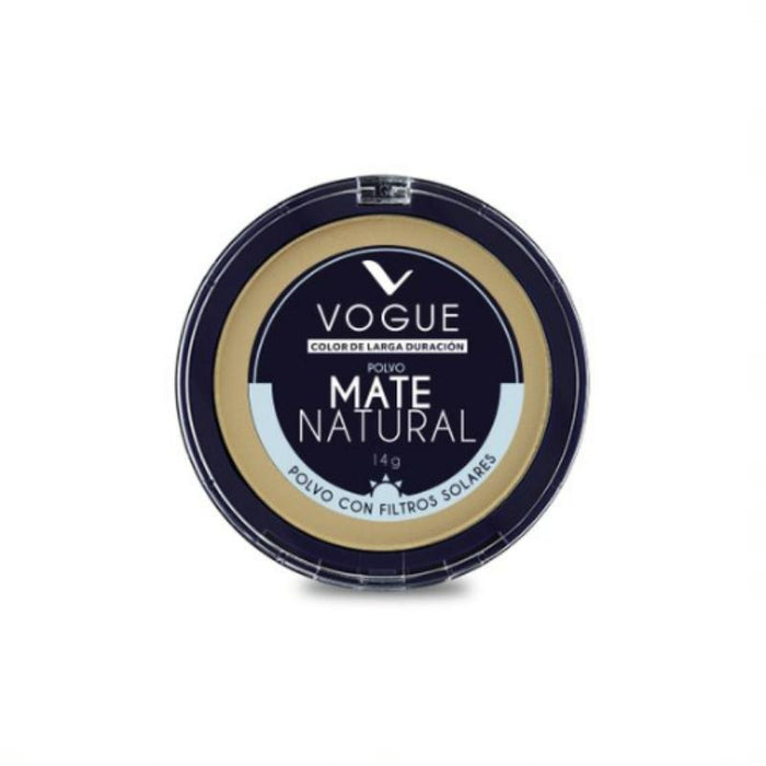 Vogue Polvo Compacto Mate Natural Con ácido Hialurónico