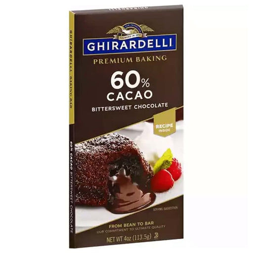 Ghiraldelli 60% Cacao Bittersweet Choc 4Oz - Farmacias Arrocha