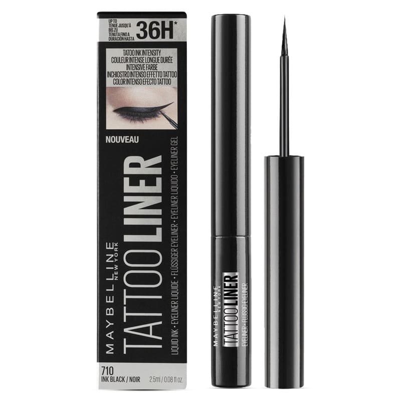 Delineador Liquido Maybelline Ny Tattoo Studio Black - Farmacias Arrocha