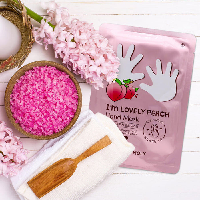 Tony Moly I'M Lovely Peach Hand Mask - Farmacias Arrocha