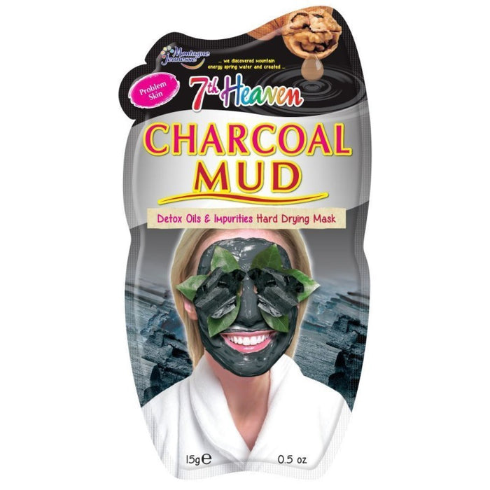 7Th Heaven  Charcoal Mud Detox Oil Hard Dry Mask - Farmacias Arrocha