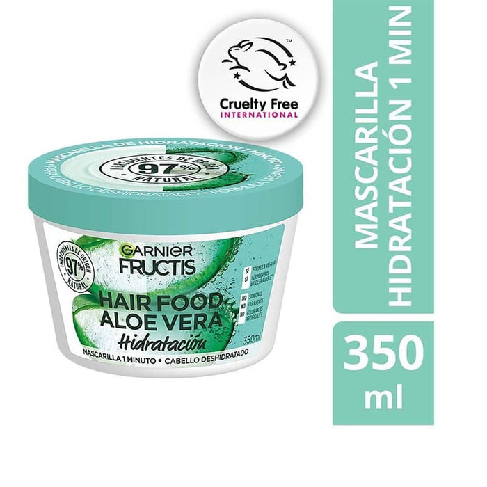 Mascarilla De Hidratación Garnier Fructis Hairfood Aloe Vera  350 Ml - Farmacias Arrocha