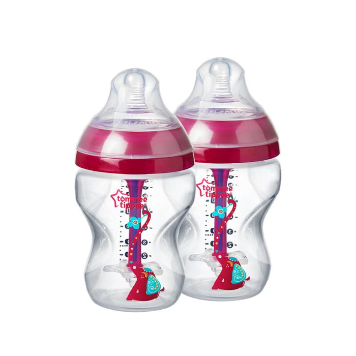 Tommee Tippee 2X9Oz Adv Antcolic Girl