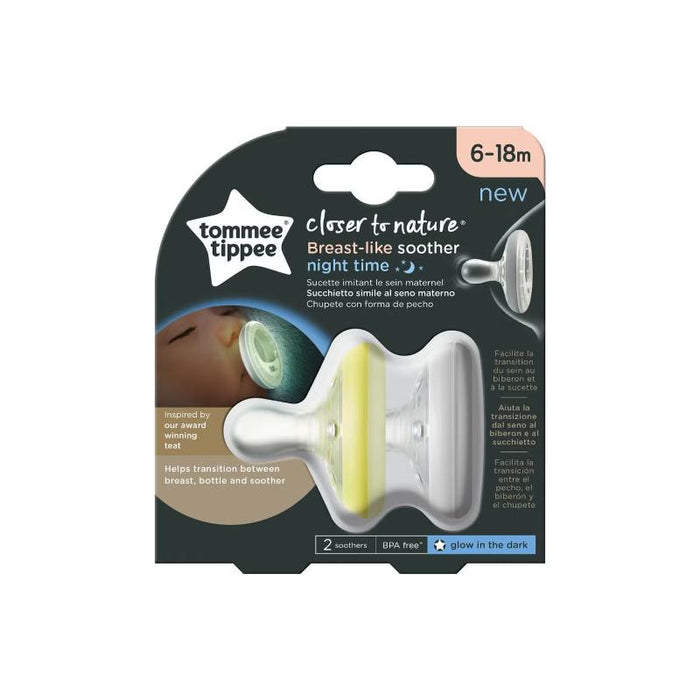 Tommee Tippee 2X6-18M Breat Paci Bl