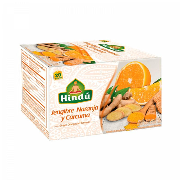 Te Hindu Jengibre Naranja Y Curcuma