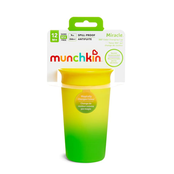 Munchkin Vaso Mircale 360 9Oz. Color Reveal - Farmacias Arrocha