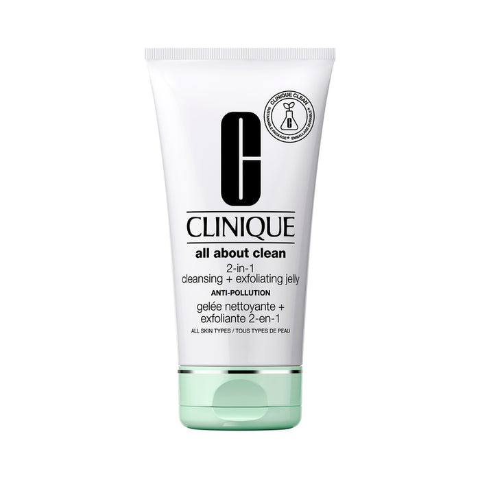 Clinique Gel Limpiador+Exfoliante All About Clean™ Anti-polución 150 ml - Farmacias Arrocha