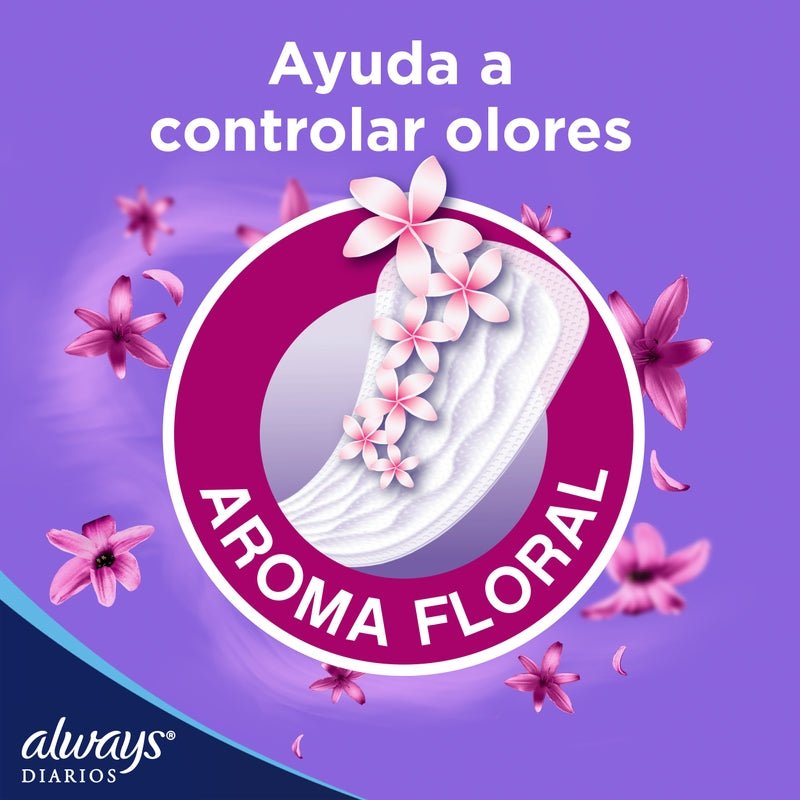 Protectores Diarios Always Diarios Con Perfume 18 Unidades - Farmacias Arrocha