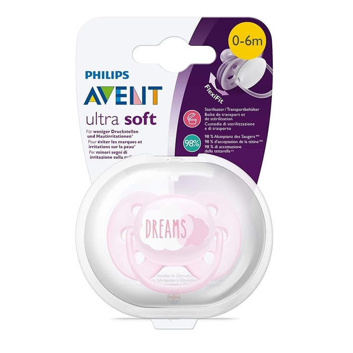 Avent 1 Chupete Ultra Soft 0-6 M Dream Girl - Farmacias Arrocha