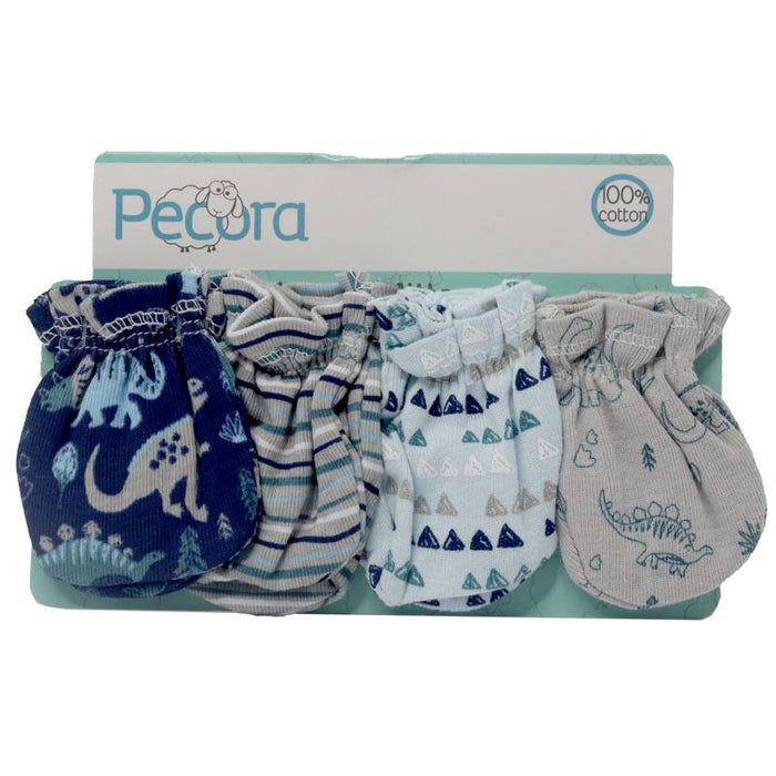 Set De 4 Manoplas Para bebé Azul