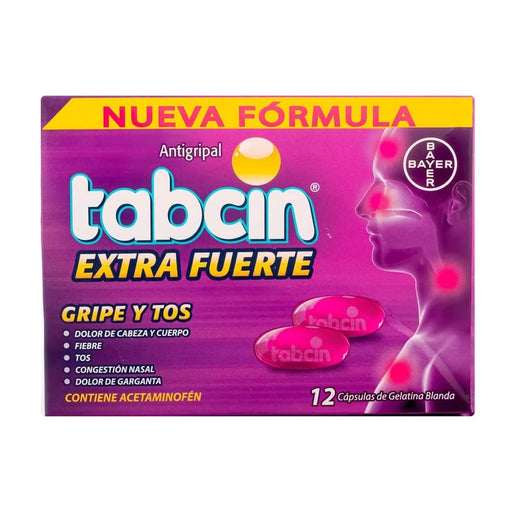 Tabcin Gripe Y Tos Liquid Gel Caja X 12 Tabletas - Farmacias Arrocha