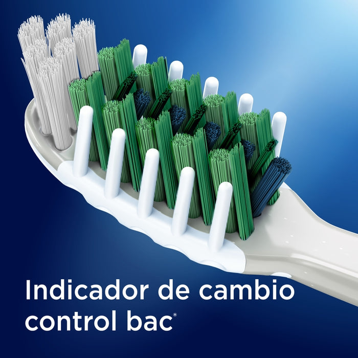 Cepillo de dientes Oral-B Advanced 7 Beneficios control-bac 2 Unidades