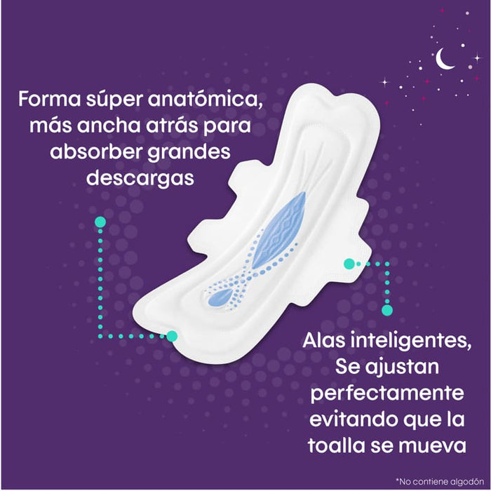 Toallas Femeninas Kotex Nocturna 36U - Farmacias Arrocha