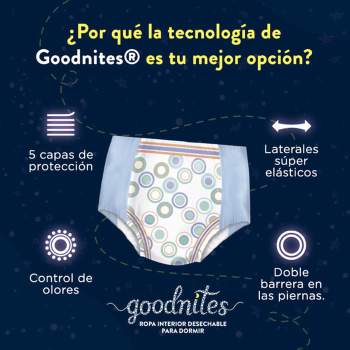 Ropa Interior Desechable Goodnites Niño Talla L 11U - Farmacias Arrocha