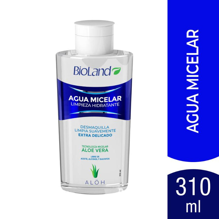 Bioland Agua Micelar Hidratante 300Ml