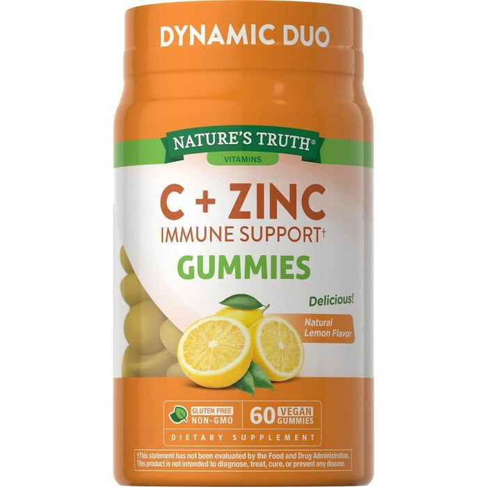 Nature'S Truth Vitamin C Inm. Supp+Manuka H. Zinc Gum