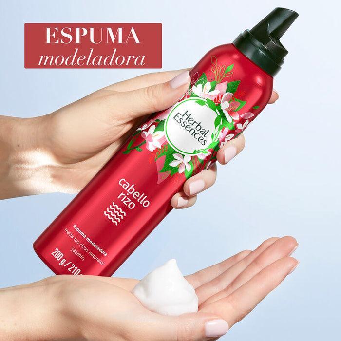 Espuma Modeladora Herbal Essences Cabello Rizo Jazmín 400 g (2 Unidades De 200 g)