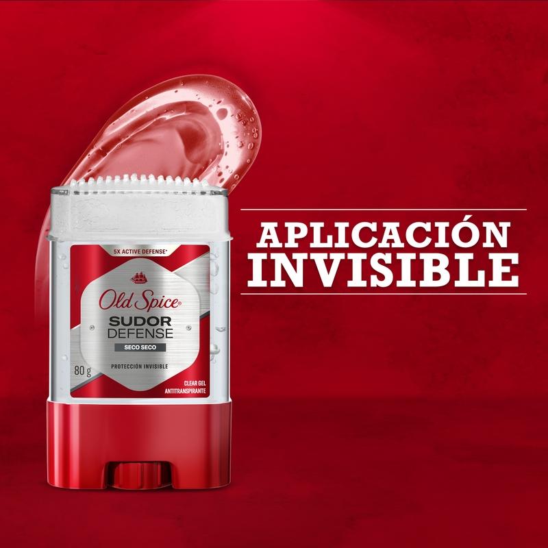 Gel Antitranspirante Old Spice Sudor Defense Seco Seco 80 g - Farmacias Arrocha