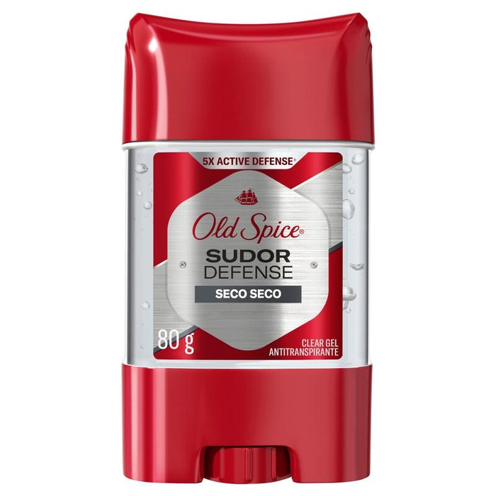 Gel Antitranspirante Old Spice Sudor Defense Seco Seco 80 g