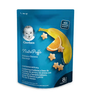 Gerber Nutripuffs Banana Naranja 42G - Farmacias Arrocha