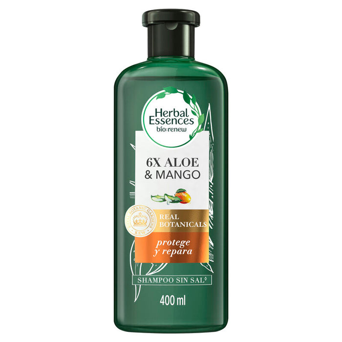 Shampoo Herbal Essences Bio:renew 6x Aloe & Mango Protege & Repara 400 ml