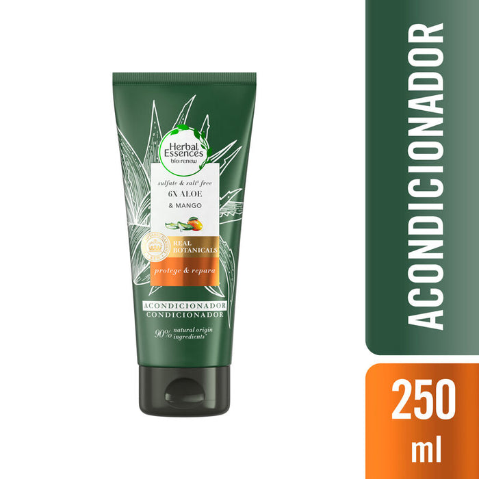 Acondicionador Herbal Essences Bio:renew 6x Aloe & Mango Protege & Repara 250 ml