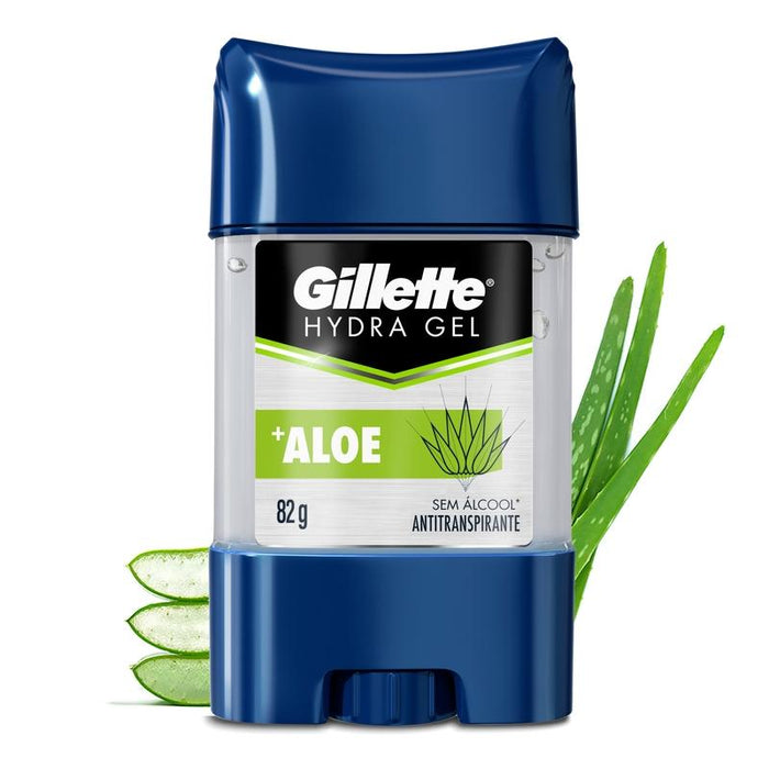 Antitranspirante Gillette Hydra Gel Aloe 82 g, 2 Unidades